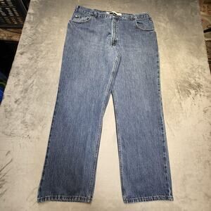 VINTAGE Arizona Jean Co Jeans Mens 40x32 Blue Denim Relaxed Fit Straight Leg 00s